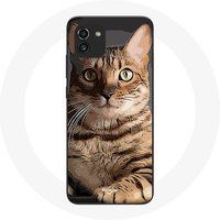 Maniacase Etui voor Samsung Galaxy A03 Bengalen Race de Chats