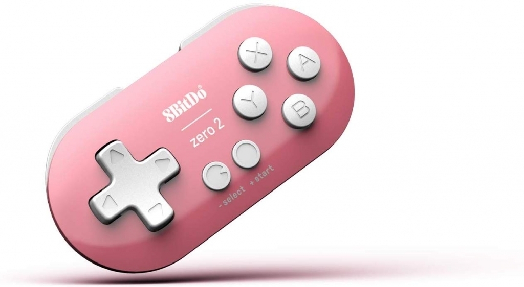 8Bitdo zero 2 mini bluetooth gamepad (pink)