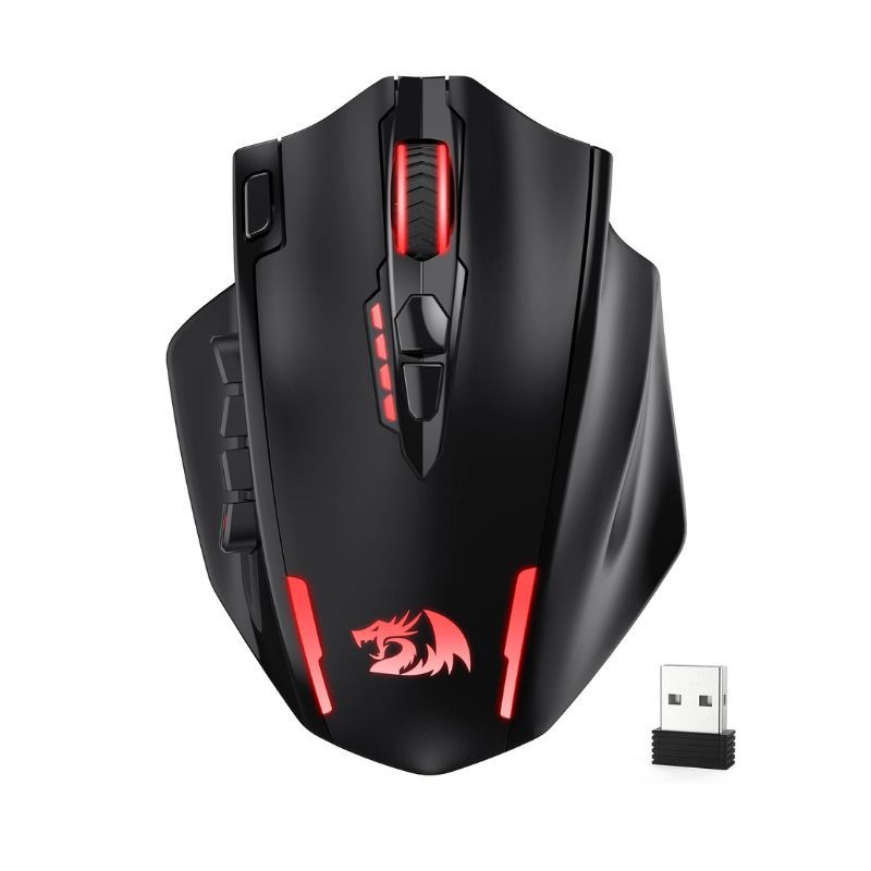 Redragon M913 MAX draadloze 26000 DPI MMO optische gamingmuis met 16 programmeerbare knoppen
