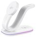 Wigento Universel station de recharge sans fil 3-en-1 pour smartphone, montre, écouteurs, chargeur