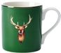 Mikasa Mok, Tasse, 0.28 L, Cerf, Vert, Porcelaine