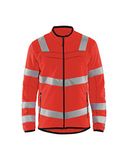 Blåkläder 4941-1010 Microfleecevest High Vis Fluor Rood maat XS