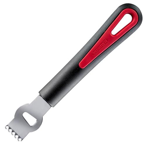Westmark Citroentrekker/zesteur met canneleermes, lengte: 16,5 cm, roestvrij staal/kunststof, Gallant, zwart/rood, 29302270