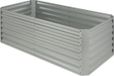 Blumfeldt bac à plantes jardinière surélevée 180x90x60 cm Argent