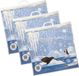 Papstar Draagtas koeltas voor lunch en flessen/voedsel - 3x - Frosty Times - 18 Liter - 52 x 52 cm