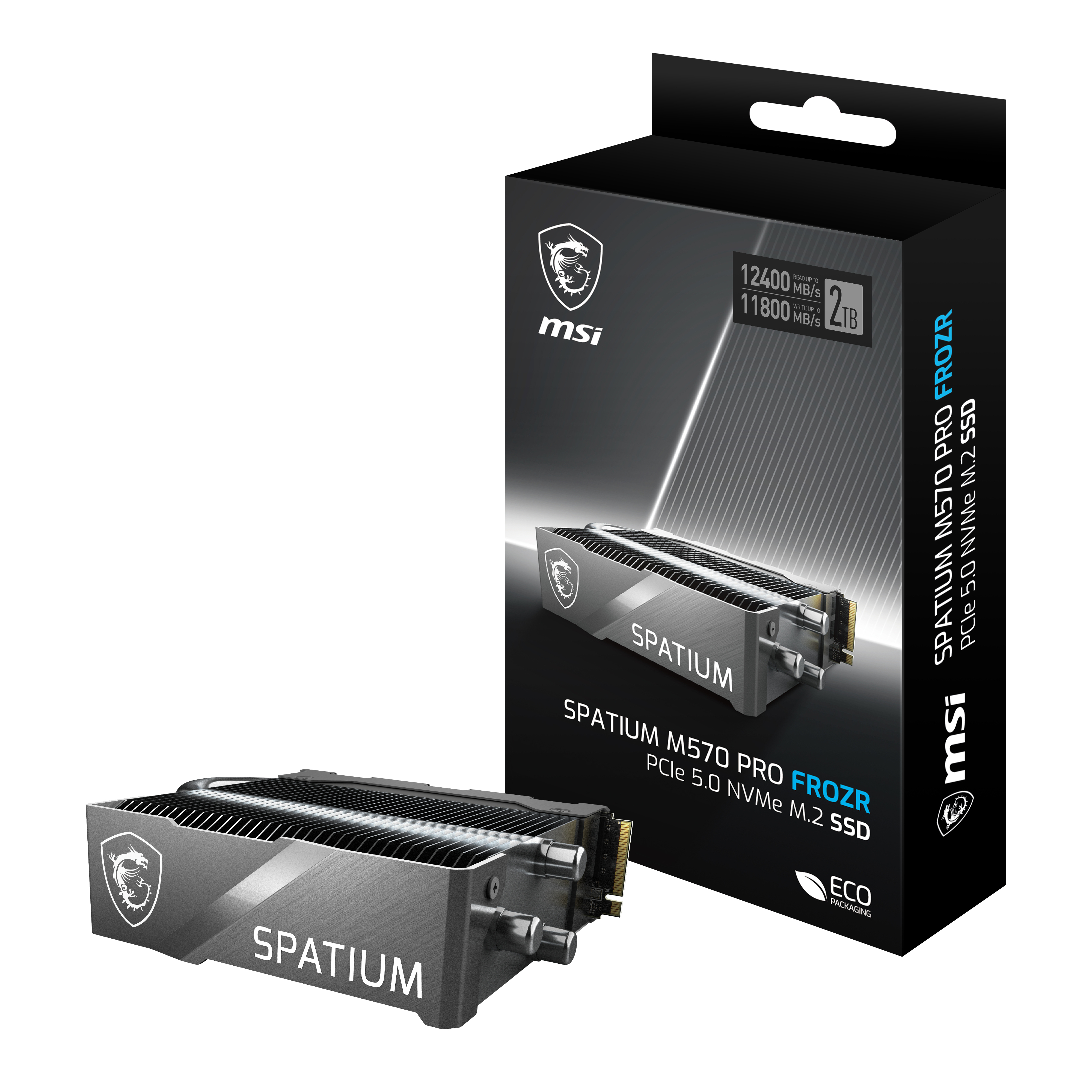 MSI SPATIUM M570 PRO PCIE 5.0 NVME M.2 2TB FROZR