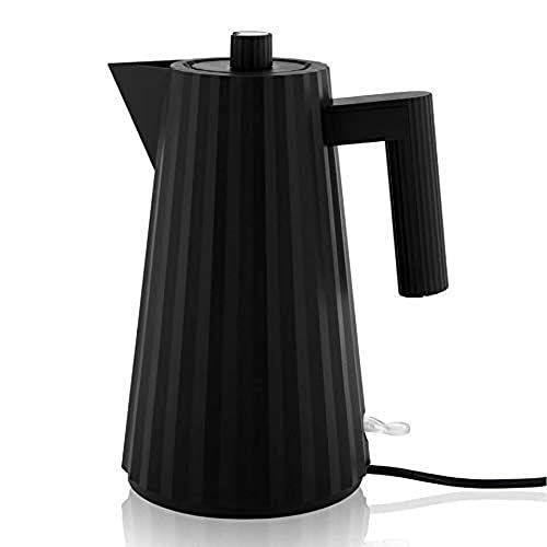 Alessi Plissè MDL06 B/UK Waterkoker - Zwart - 1.7L - Engelse stekker
