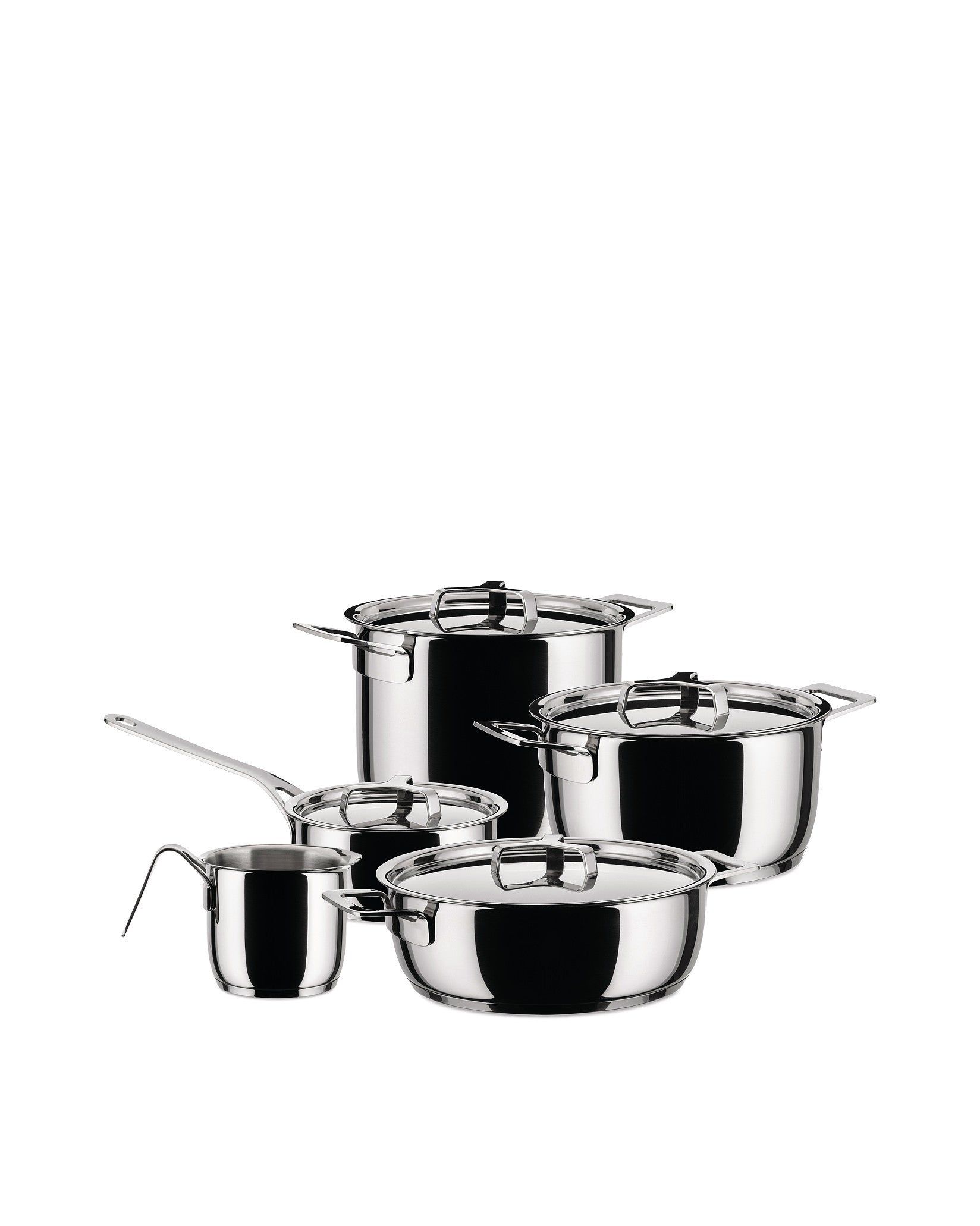 Alessi Pots&Pans Pannenset - AJM100S9 - 6-delig
