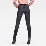 G-Star Lynn Skinny Wmn Dames Jeans Dusty Grey Katoen/Polyester/Elastaan
