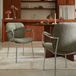 NOUS Living eetkamerstoel Chrome