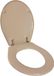 Abattant de WC universel avec charnières en acier inoxydable