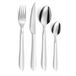 PRADEL ESSENTIEL - 24-delig bestek voor 6 personen - Vibrato - roestvrij staal 18/0, standaard afwerking - wit (dikte 2,5 mm)