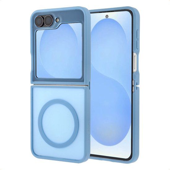 imoshion Color Guard Backcover met MagSafe voor de Samsung Galaxy Z Flip 7 FE - Lichtblauw