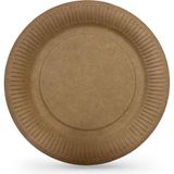 Algon Wegwerpborden, 18 cm, robuust en milieuvriendelijk, ideaal voor feestjes, evenementen en bijeenkomsten, 12 stuks
