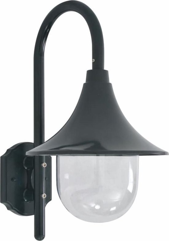 vidaXL vidaXL Tuin wandlamp E27 42 cm aluminium donkergroen