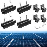 Merkloos Solidchoice - Set van 6 Montagematerialen voor Zonnepanelen