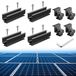 Merkloos Solidchoice - Set van 6 Montagematerialen voor Zonnepanelen