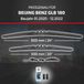 HEYNER® Essuie-glace pour BEIJING BENZ GLB 01.2020 - 12.2022, Essuie-glace plat HYBRID, Aérodynamique & Flexible, Revêtement nanographique