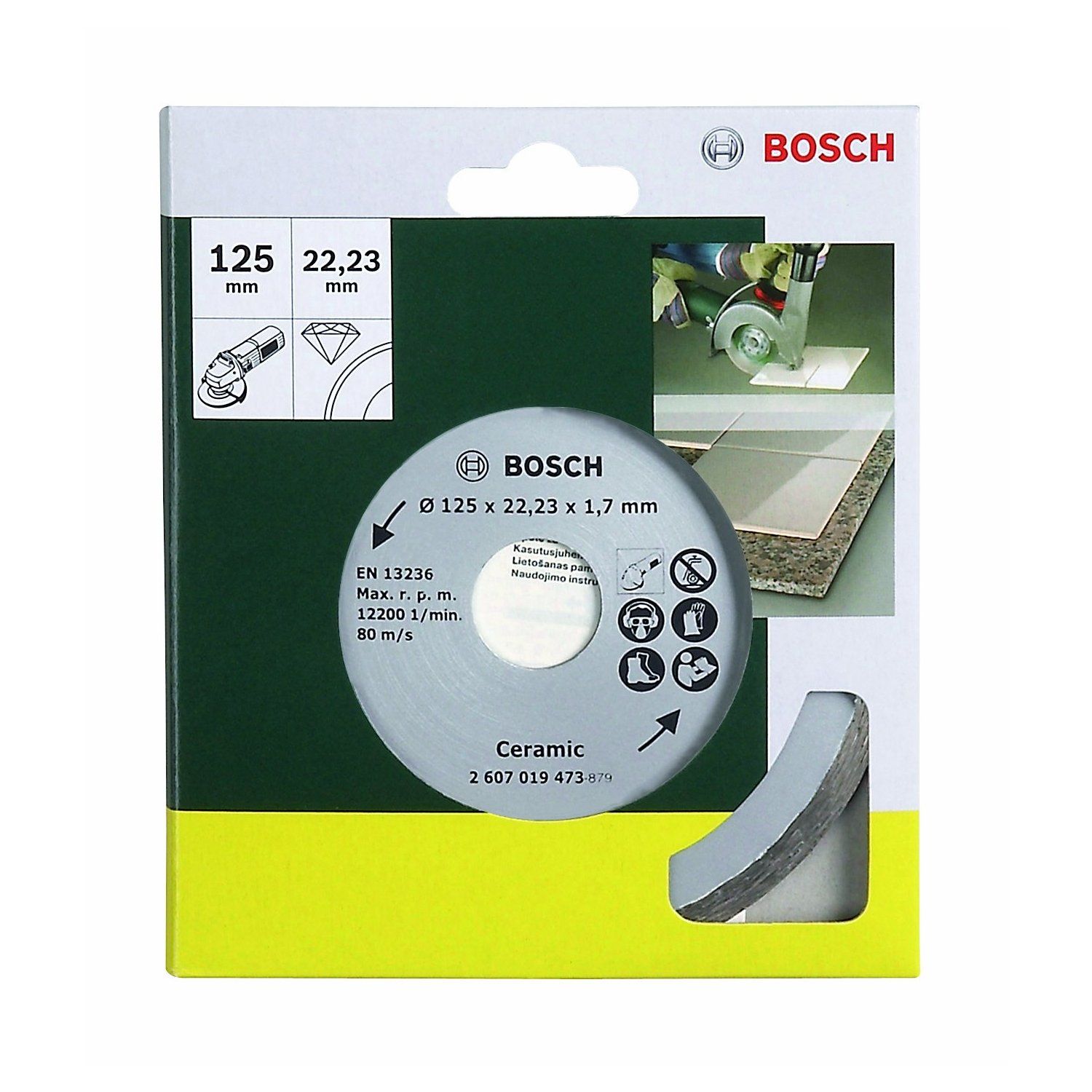 Bosch 2 607 019 473 - Haakse slijper-accessoires - 125 mm - 1 stuk