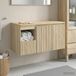 Maison Exclusive - Ensemble de deux meubles de salle de bain, style exclusif, en chêne Sonoma, dimensions : 92,5 x 44,5 x 50 cm