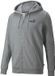 Puma ESS+ Tape Full-Zip Hoodie TR Grijs Heren Maat S