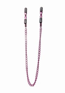 Ouch! Adjustable Nipple Clamps - Pink - 8714273950635