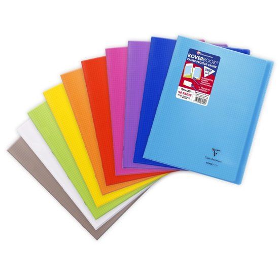 Clairefontaine 981601C, A4, 48 vel, 90 g/m², Ruitjes, Softcover, Cahier
