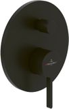 Villeroy & Boch Villeroy & Boch inbouw eenhendelmengkraan Dawn TVS106353110, 170 x 170 x 46 mm, Mat Zwart