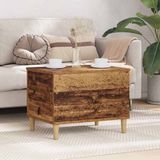 vidaXL Nachtkastje Oudhout Bewerkt Hout 60 x 44,5 x 45 cm