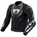 Revit Hyperspeed 3 Air geperforeerde motorleren jas, schwarz/weiß, 48