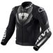 Revit Hyperspeed 3 Air geperforeerde motorleren jas, schwarz/weiß, 48