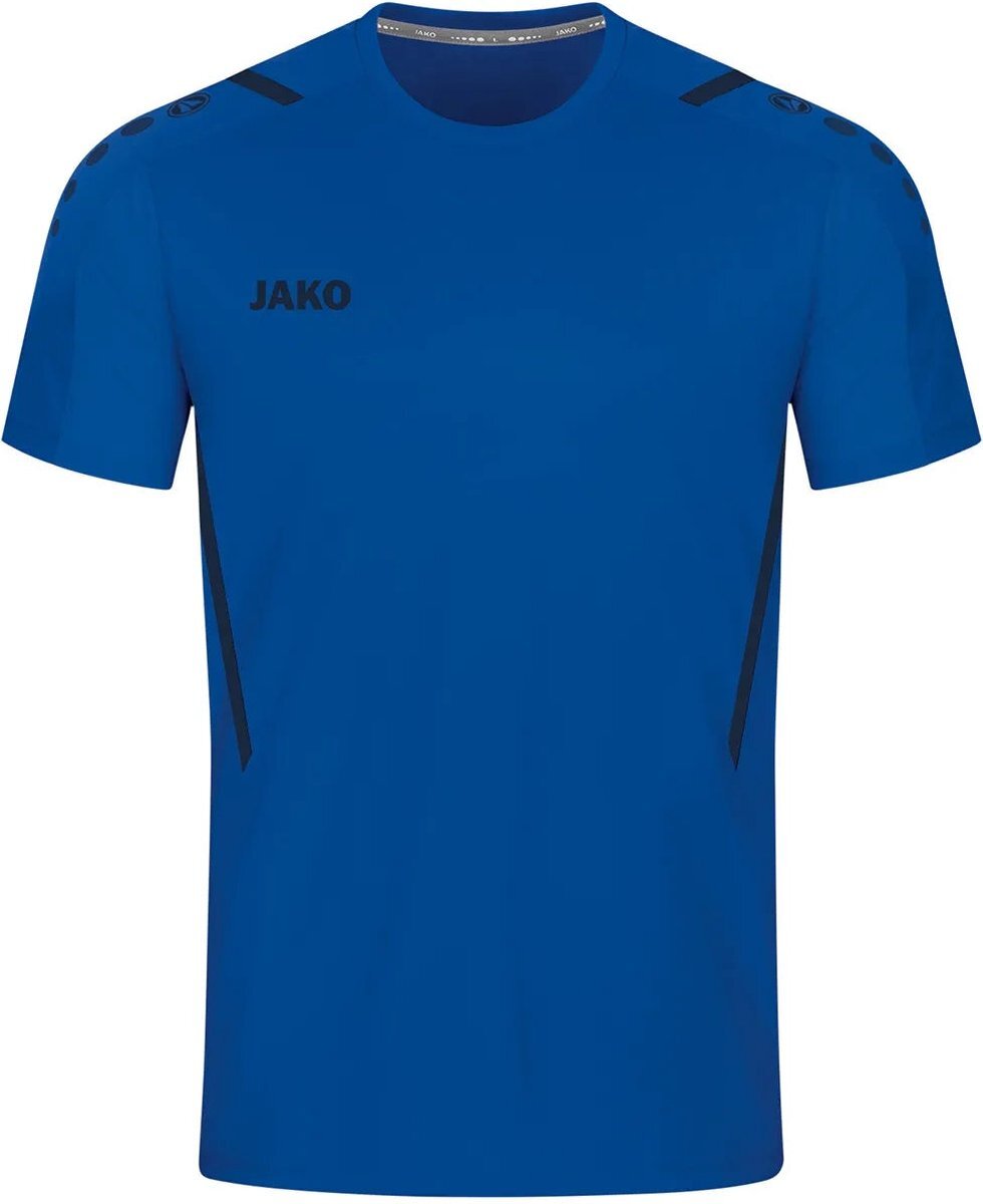 JAKO Challenge Shirt Korte Mouw Dames - Royal / Marine | Maat: 42