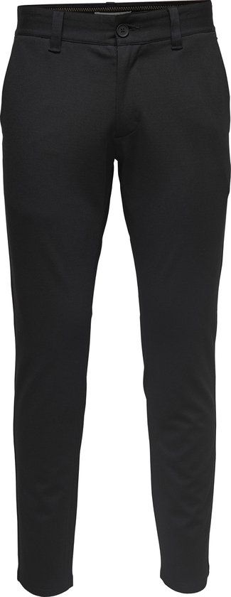 Only & Sons Mark Slim Fit Broek - Zwart - Mannen - Maat W32 X L30