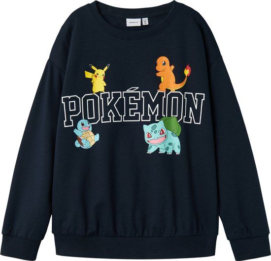 Name It Pokémon Sweater Junior - Maat 116 - Donkerblauw