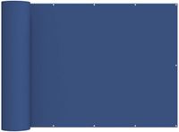 vidaXL Balkon Privacy Scherm 200 x 500 cm Stof met PU-coating Blauw
