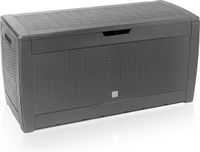 deuba Casaria Opbergbox Rotan-look 310L Antraciet