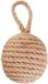 Merkloos Deurstopper knoop - 1.7 kilo - bruin - jute - 14 x 14 cm - natuurlijk wonen