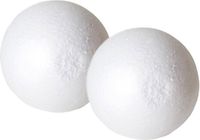 Gerimport Piepschuim hobby vormen DIY ballen - 4x - styropor bollen - 12,5 cm