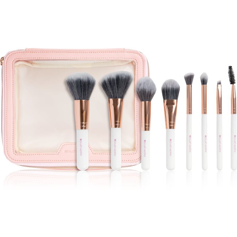 Brushworks Exclusive Makeup Brush and Bag Set