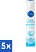 Nivea Fresh Natural Déodorant Spray - 0% Aluminium - 200 ml - Lot économique - 5 pièces