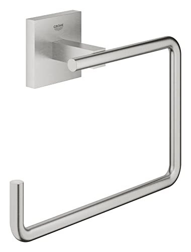 GROHE 40975DC0 Quickfix Handdoekring, Staal