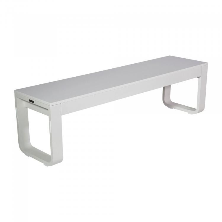 Inklapbare Zitbank FLow - Wit - 160 x 40 x 45 cm