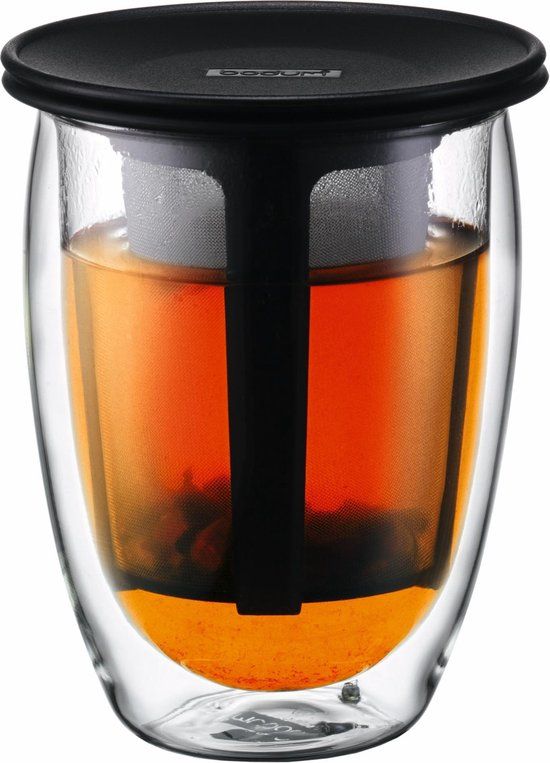 Bodum Tea for one zwart 0.35l