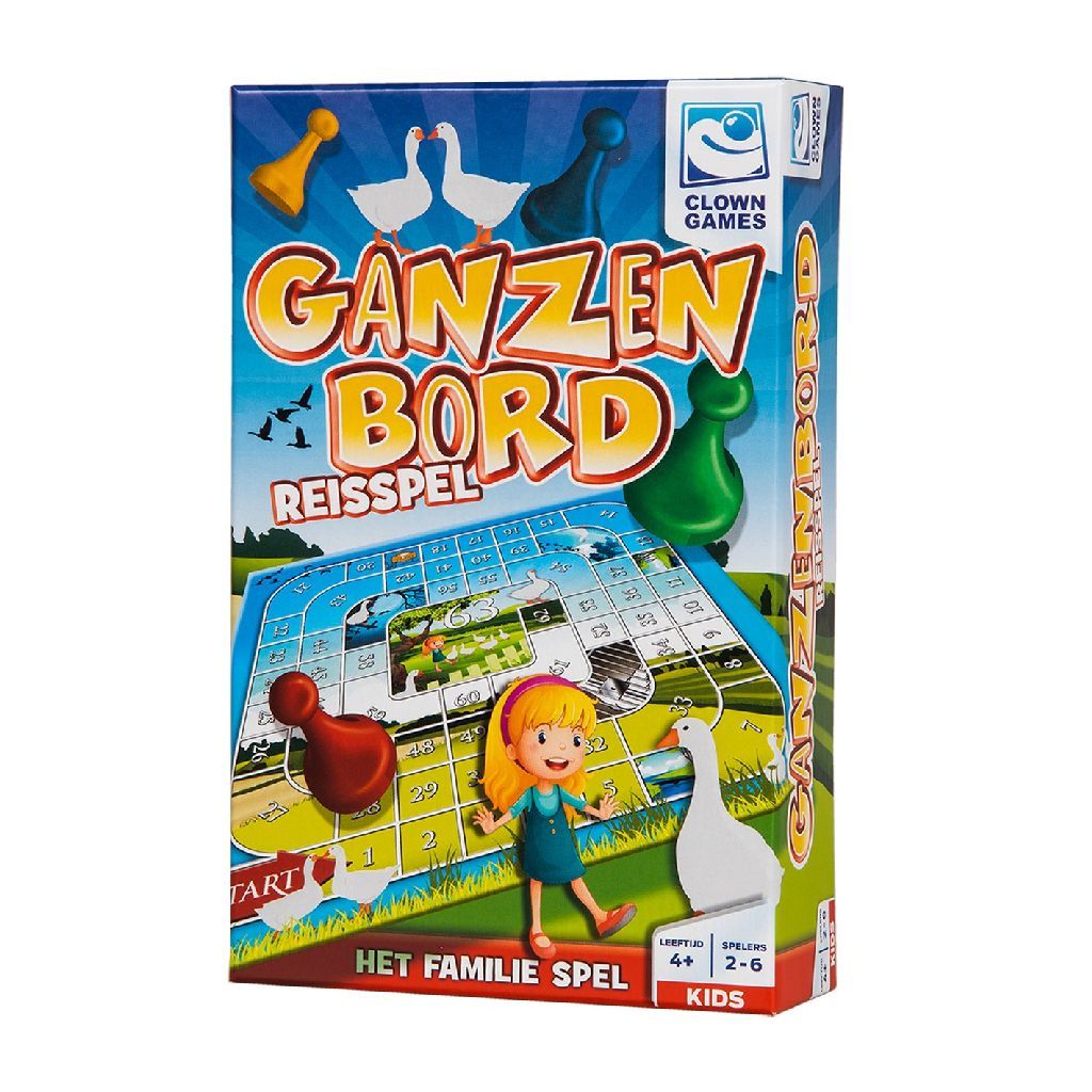 Clown Games Ganzenbord - Card Game for Kids