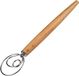 Equivera Deense Deegklopper - Spiraalgarde - Inox - Houten Handvat