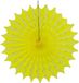 Folat - Papieren waaier NEON Geel - 45 cm
