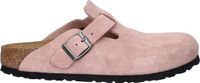 Birkenstock Boston Suede dames clog - Roze - Maat 40