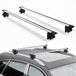 VEVOR 2 X Dakdrager Dwarsstangen, 75 kg Draagvermogen, Afsluitbare Dakdragers voor Auto's en Suv's, Geschikt voor Vlakke Dakrails, Railafstand 180-1035 mm, voor Dakkoffers, Kano's, Fietsen en Transportmanden