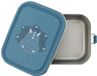 Trixie Brooddoos klein - Mr. Triceratops - RSV Lunchbox voor kinderen - Makkelijk te openen Broodtrommel - Blauw - Dino