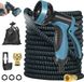 Tuyau d'arrosage, extensible, 30 m/100 ft, tuyau d'arrosage flexible 2500D avec pistolet d'arrosage